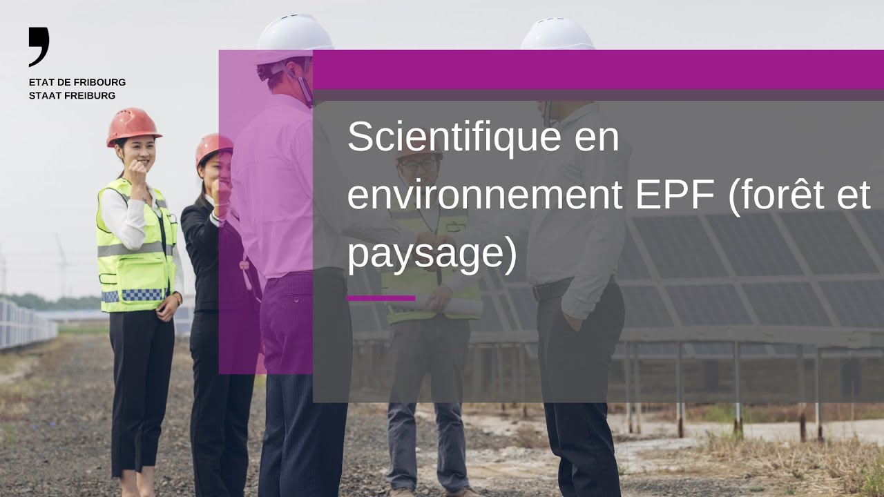 Scientifique en environnement EPF (forêt et paysage). Perspectiva