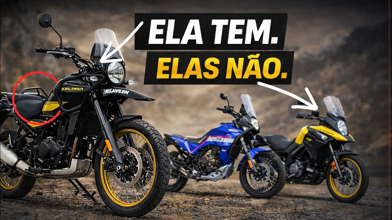5 coisas que tem na Himalayan 450 e que não tem em motos mais caras...