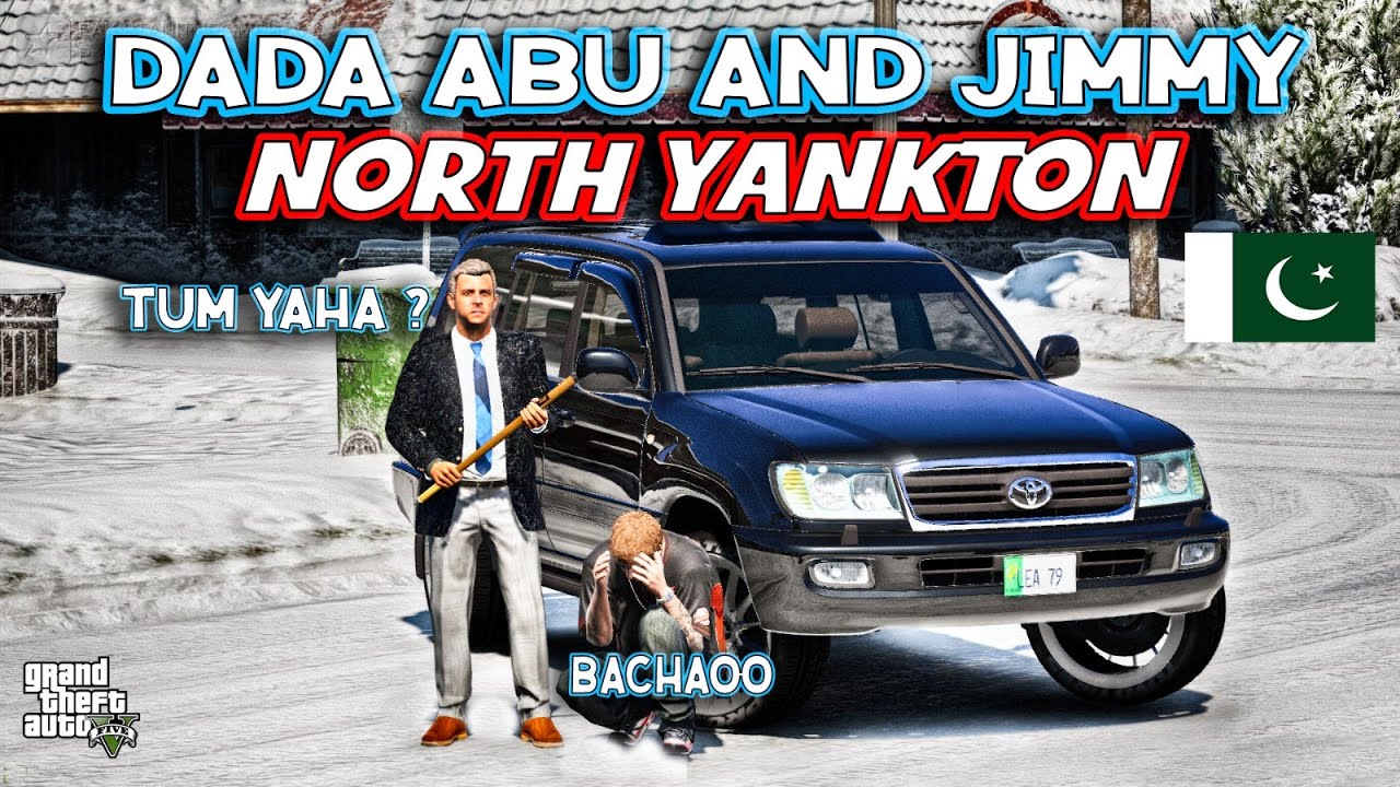 GTA 5 PAKISTAN | JIMMY AND DADA ABU | North Yankton Trip | Toyota Land Cruiser | Urdu