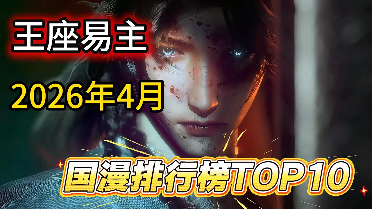 【国漫】王座易主！2026年4月国漫播放排行榜TOP10出炉！