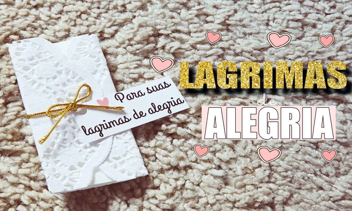 DIY Lágrimas de Alegria ! ♥ Fofissímo e fácil ♥