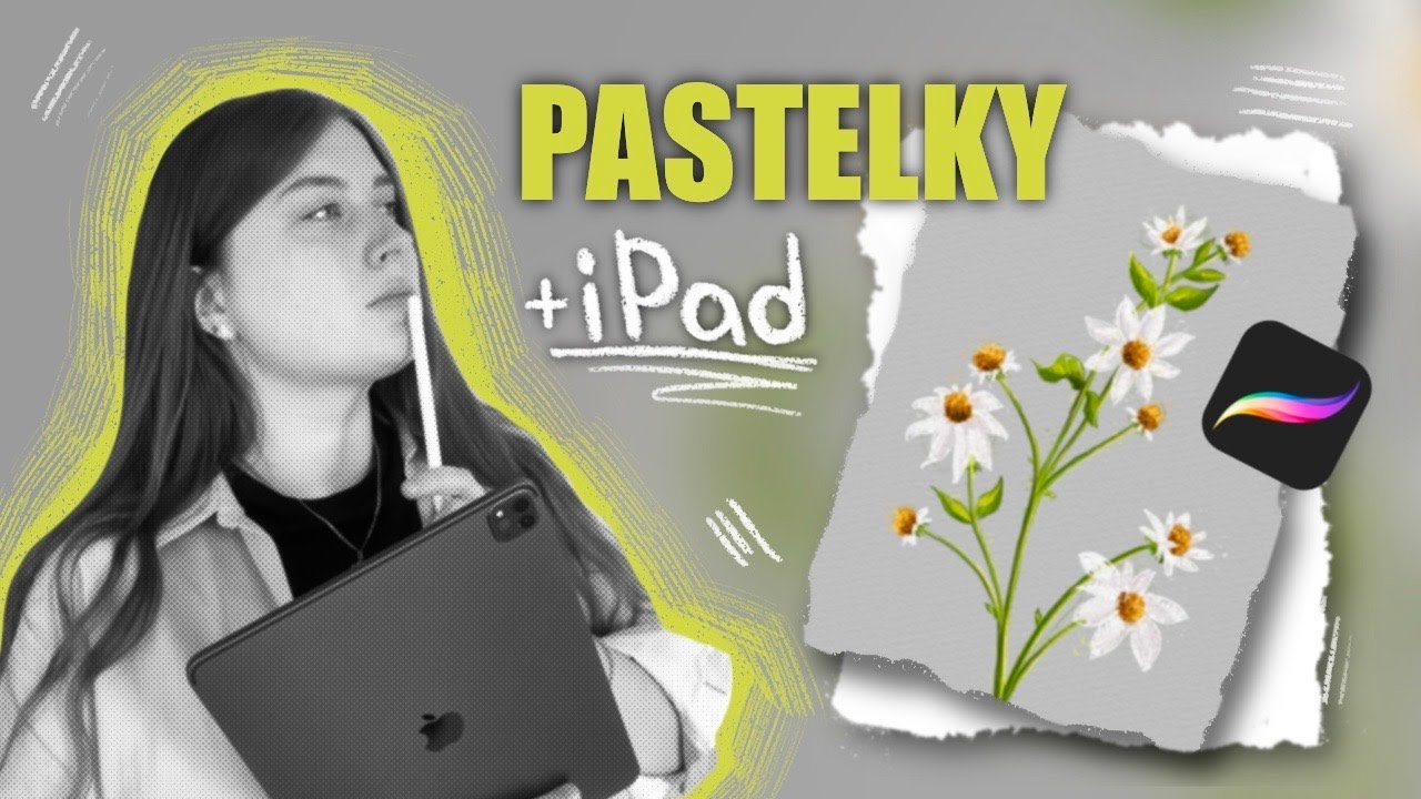 #1 Letní výzva v Procreate | Nauč se kreslit pastelkami na iPadu | Mini lekce pro začínající