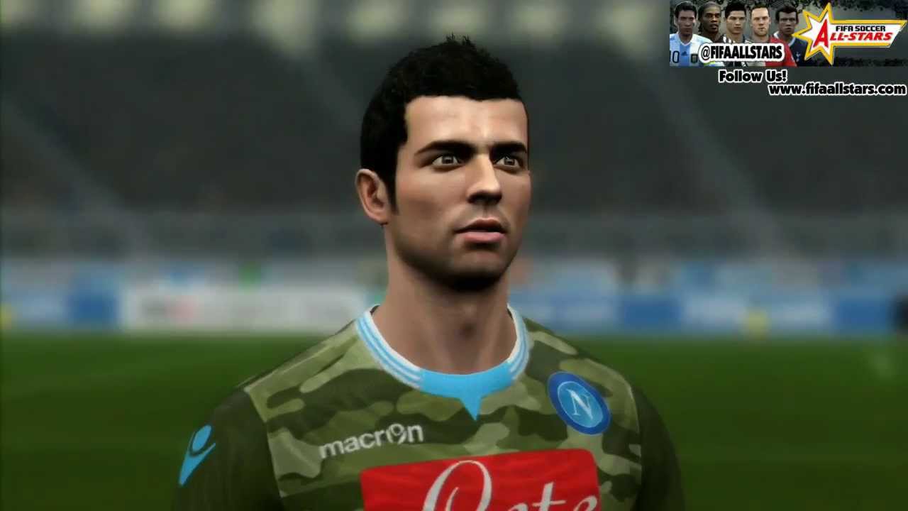 FIFA14 Napoli - AS Roma Player Faces Caras - FIFAALLSTARS.COM