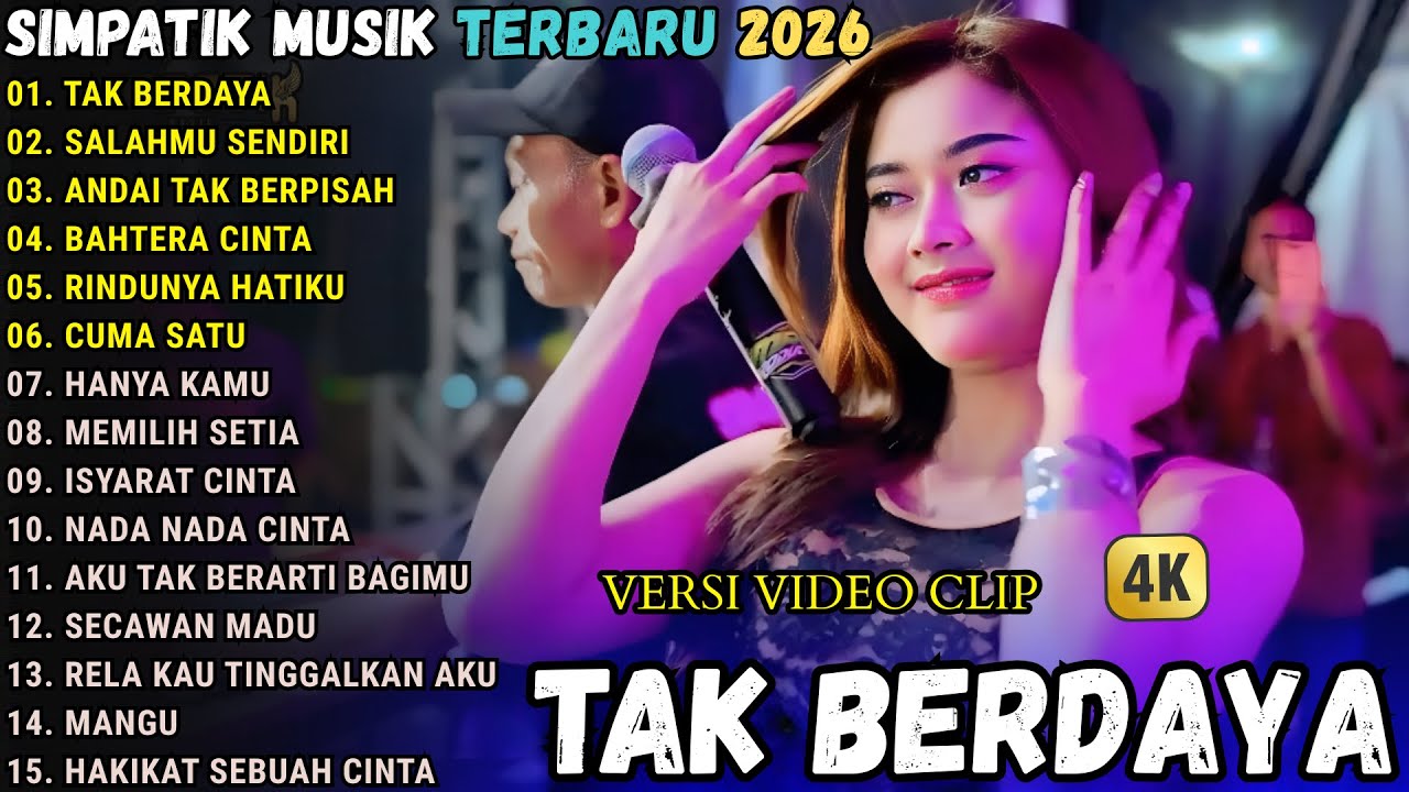 TAK BERDAYA  - TIARA AMOORA  - SIMPATIK MUSIC FULL ALBUM TERBARU 2026