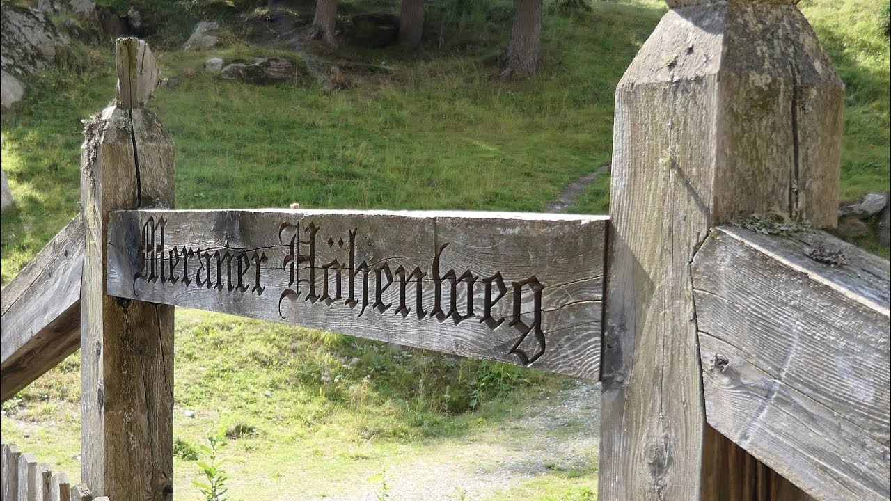 Meraner Höhenweg  mit 1000 Stufen Schlucht in Südtirol