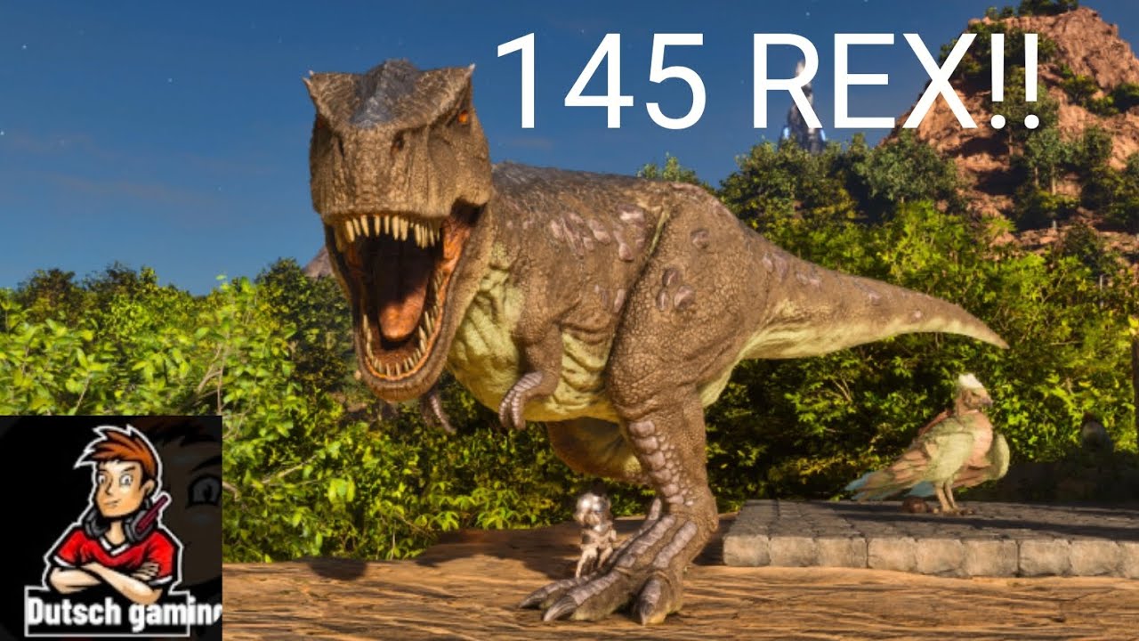 145 rex tame omg yess!! ARK SURVIVAL ASCENDED