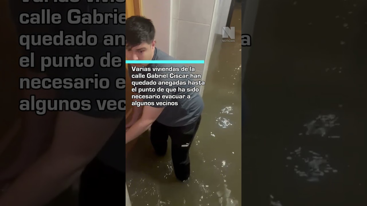 Inundaciones en Albacete porque se ha desbordado el canal de Mar&iacute;a Cristina por el subsuelo