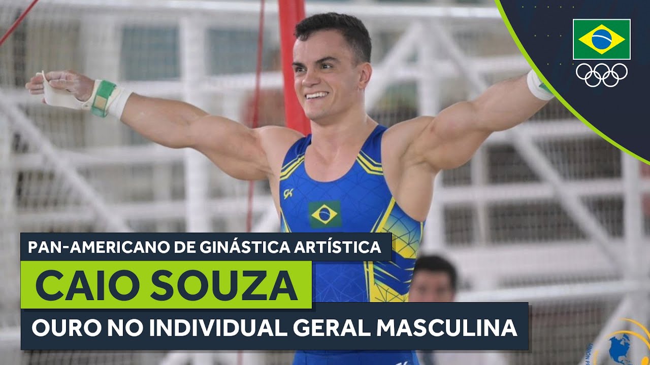 Caio Souza é ouro no Pan-Americano de Ginástica Artística
