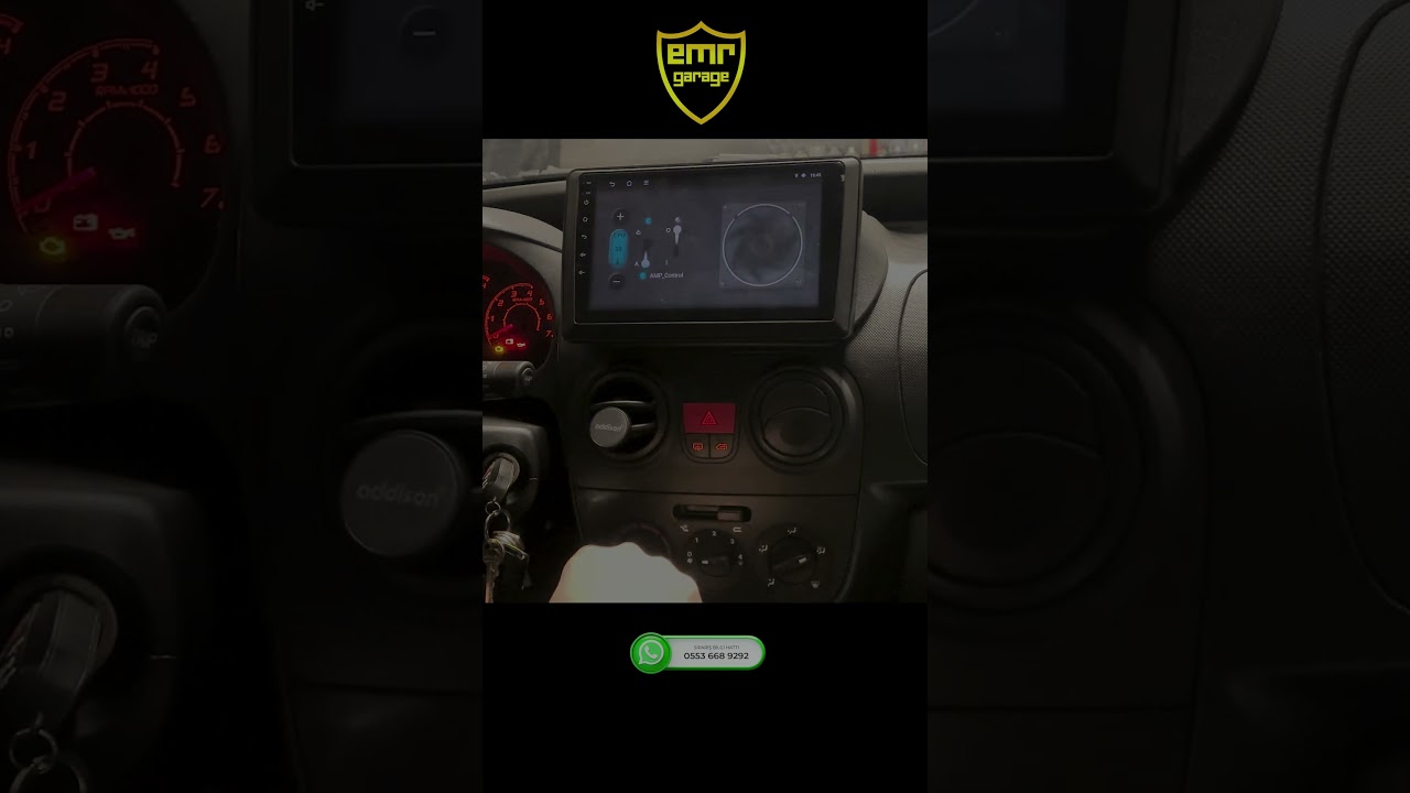 Fiat Fiorino’ya Android CarPlay multimedya 2015-2025 - Emr Garage İstanbul