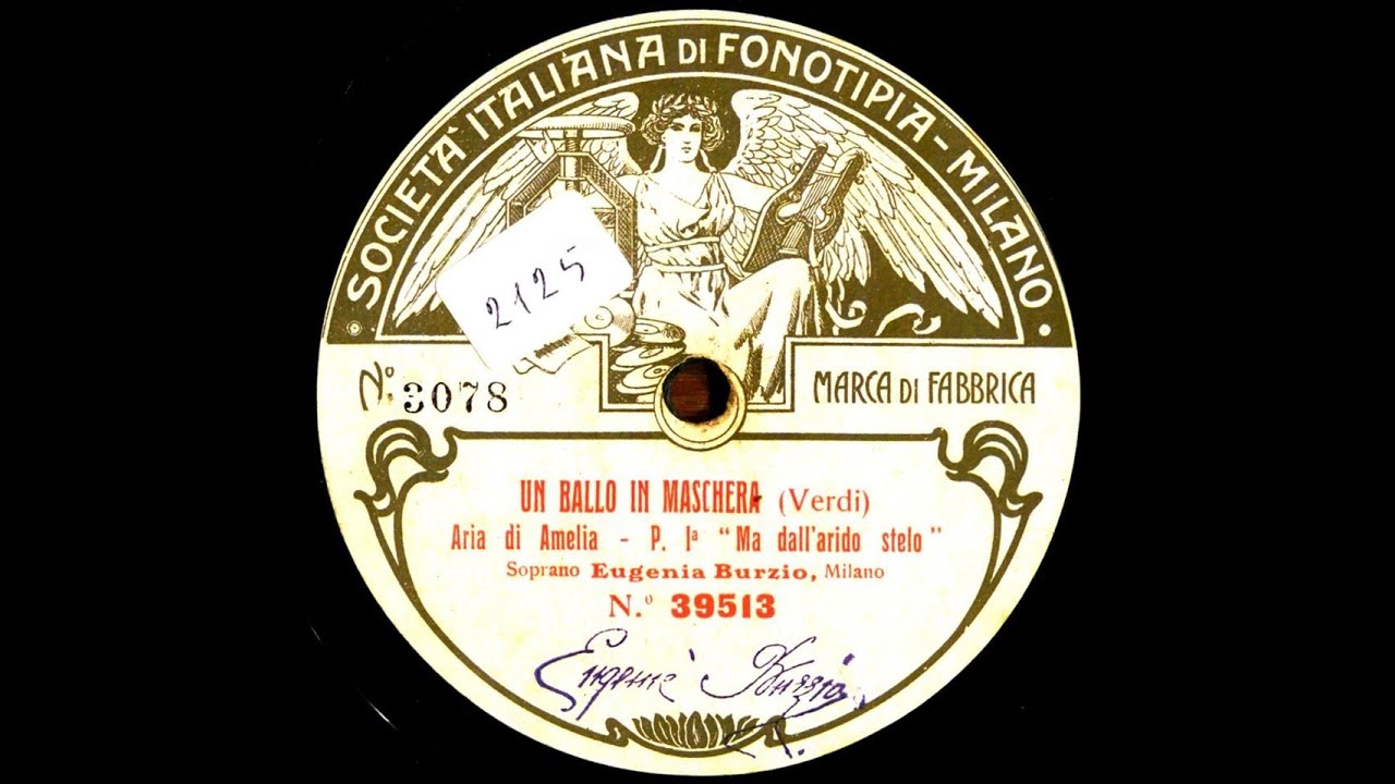 Eugenia Burzio - Ma dall'arido stelo divulsa (1905)