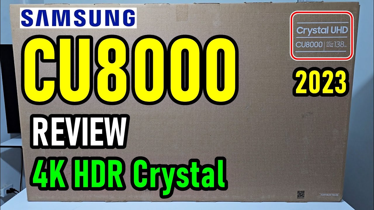 Samsung CU8000 Crystal UHD con Panel VA: Unboxing y Review Completa / Smart TV 4K Tizen