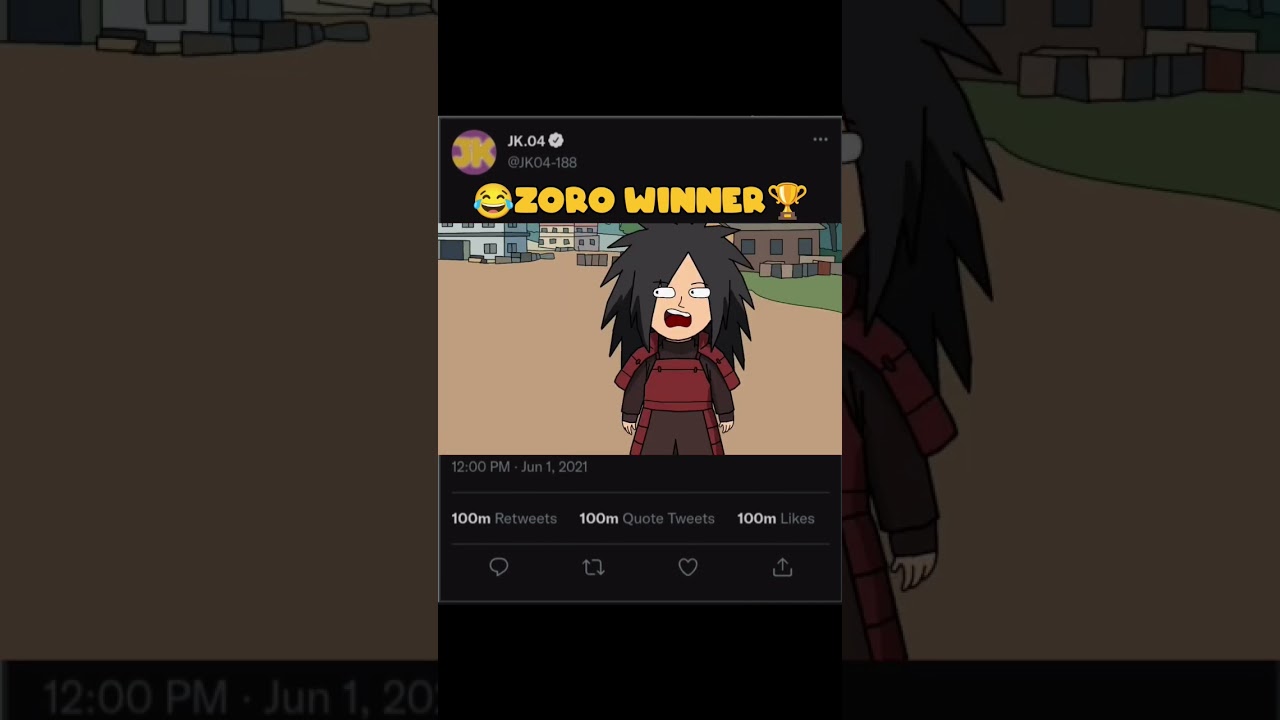 zoro winner🏆🎉🏆 😂😂 