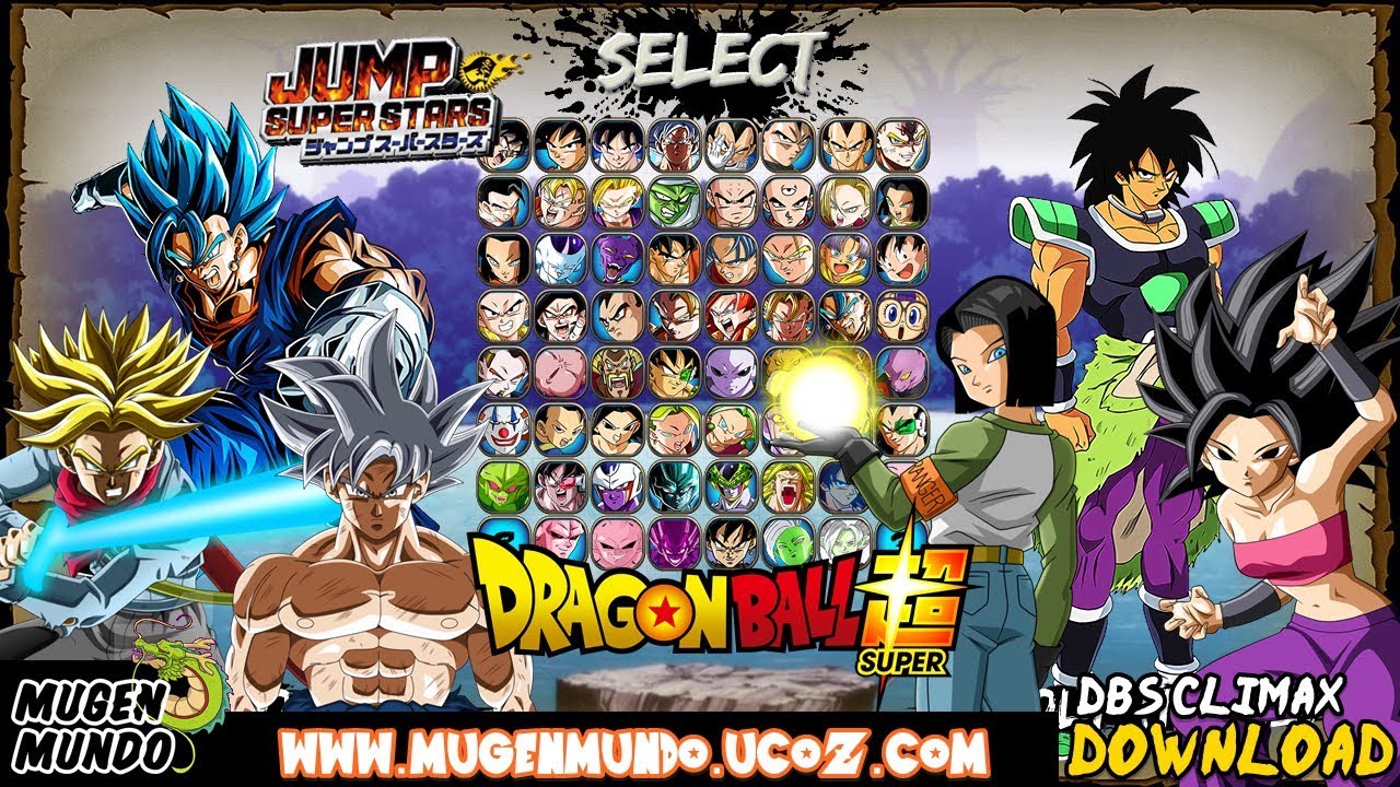 DRAGON BALL SUPER CLIMAX JUS V2 - M.U.G.E.N 2018 (DOWNLOAD) #MugenMundo
