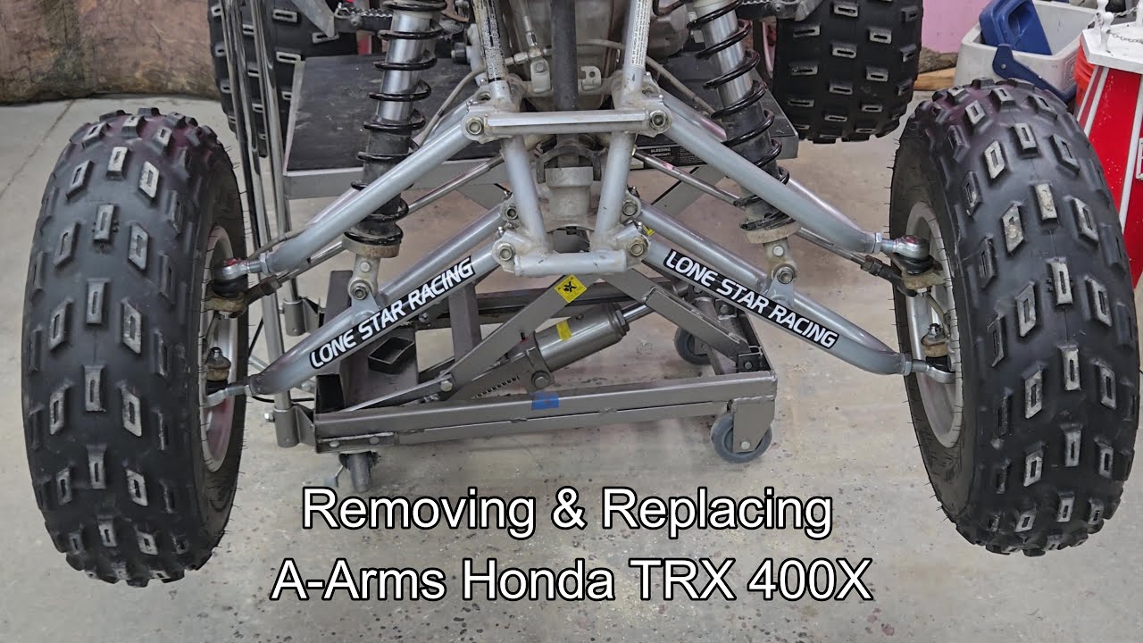 Removing & Replacing A Arms '14 Honda TRX 400X
