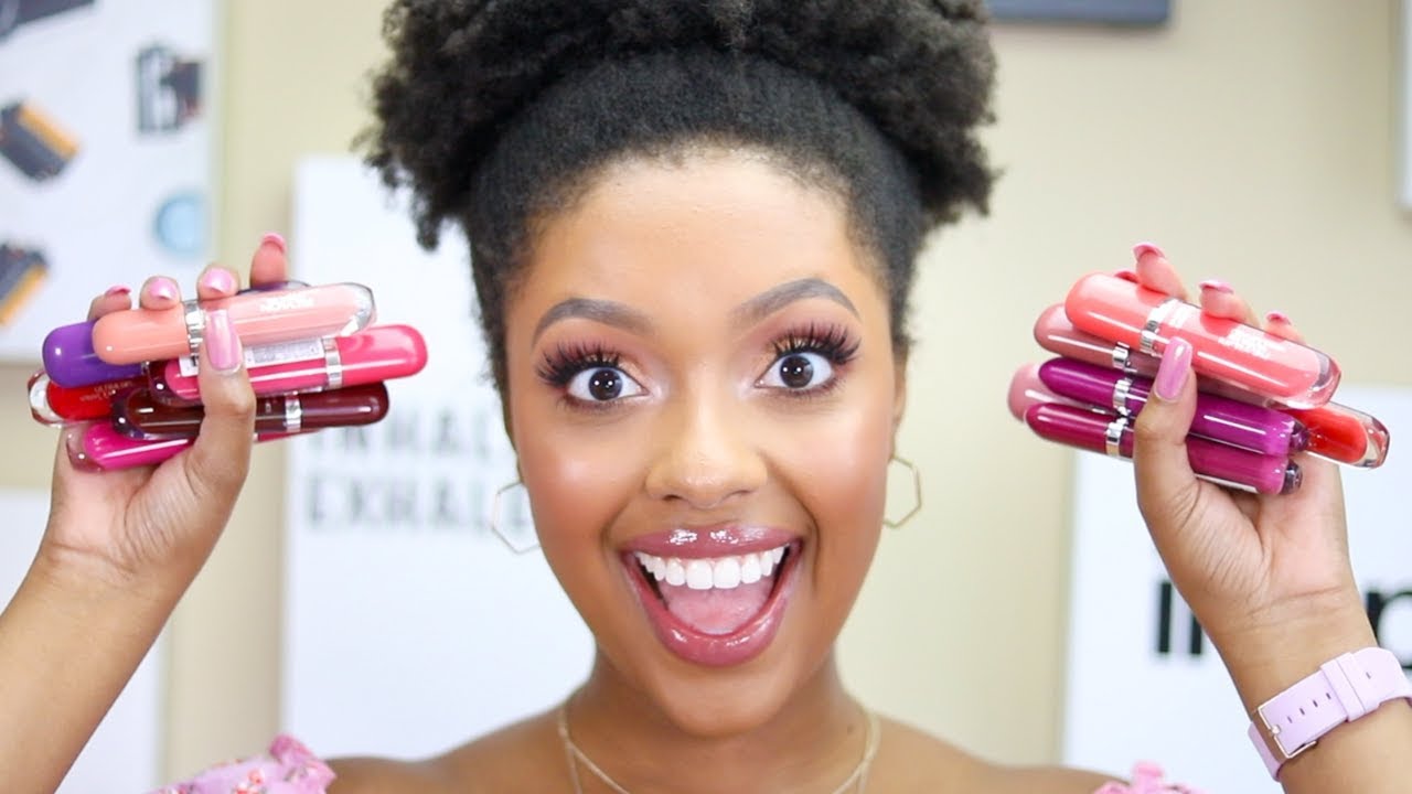 NEW Revlon Ultra HD Vinyl Lip Polish Collection Lip Swatches!
