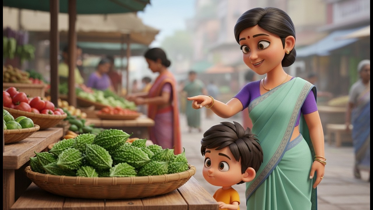 👩‍👦🥕 காய்கறி பாடல் 🥕 | Amma Paiyan Market Song | Tamil Kids Rhymes