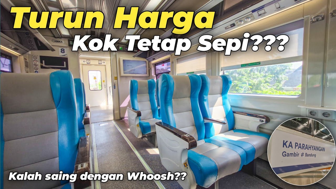 DULU ANAK EMAS TAPI KINI.. KALAH SAING?? Trip KA Parahyangan Kelas Eksekutif Jakarta - Bandung