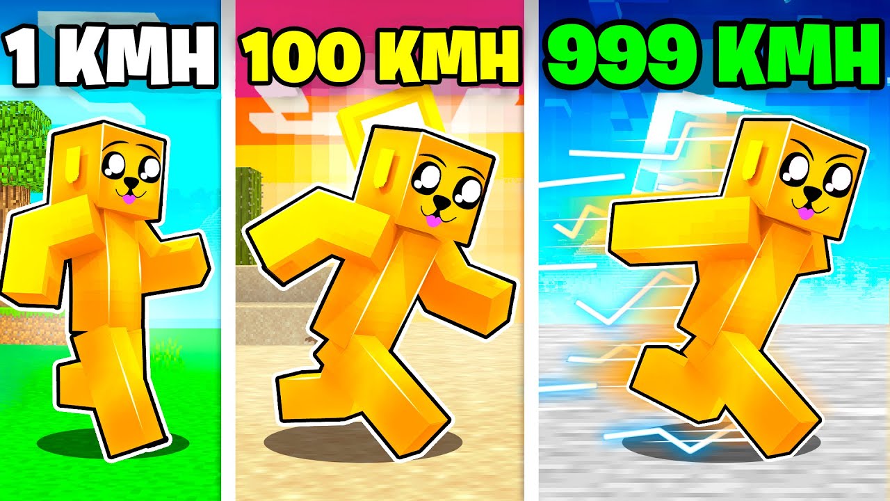 Jsem NEJRYCHLEJ&Scaron;&Iacute; HR&Aacute;Č v Minecraftu⚡*SPEED 999*
