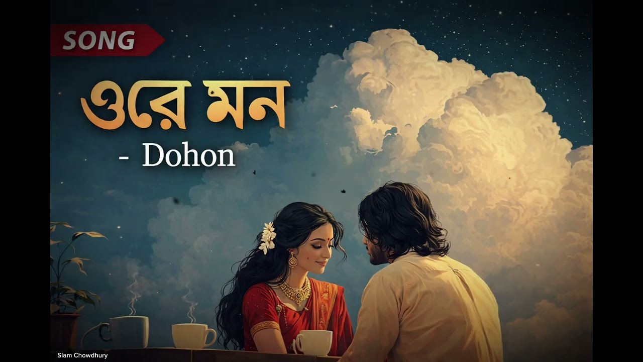 ওরে মন–Dohon | Ore Mon Dohon | Official Lyrics Video | Bangla Sad Song | Siam Chowdhury