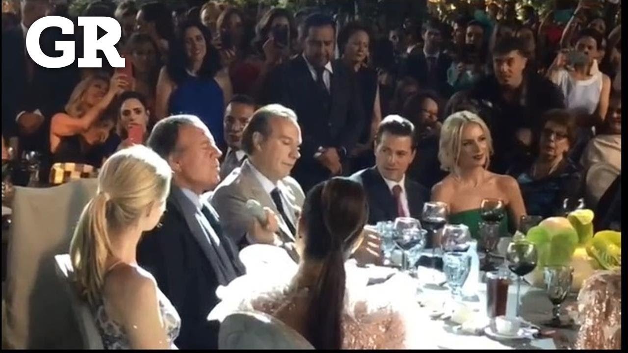 Así cantó Julio Iglesias ante Peña Nieto