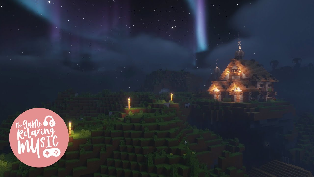 Relaxing Music with Minecraft Ambience #26, Soothing Music to Sleep / The Game of Relaxing Music