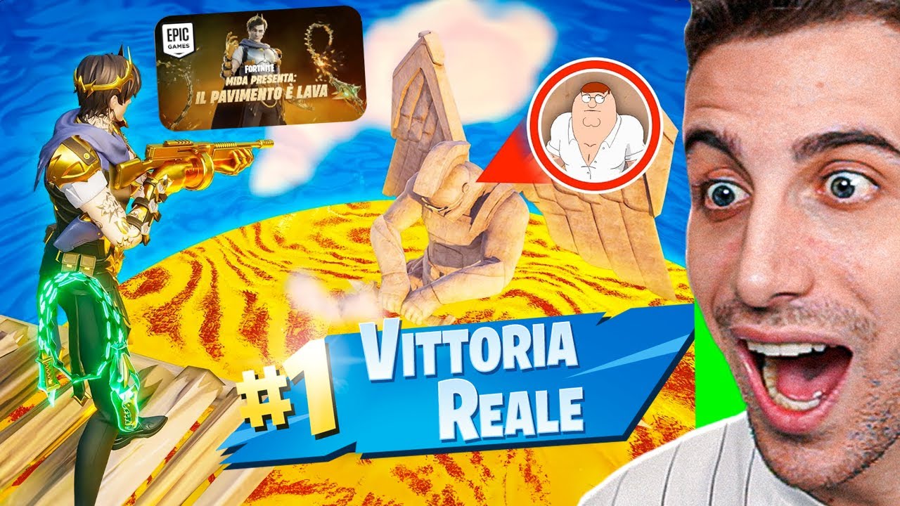 Gioco la NUOVA Modalità di MIDA: The Floor is Lava e VINCO! Stagione 2 Capitolo 5 Fortnite ITA!