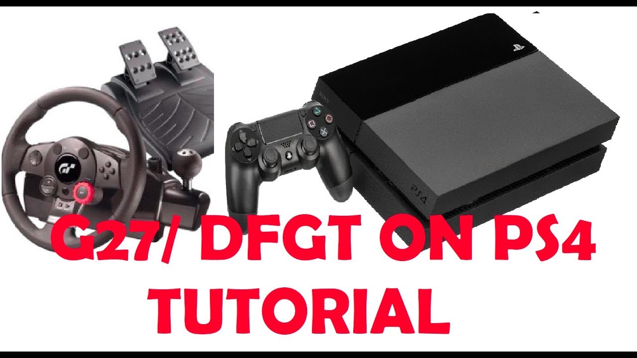 Como ligar o Driving Force GT / G27 no PS4