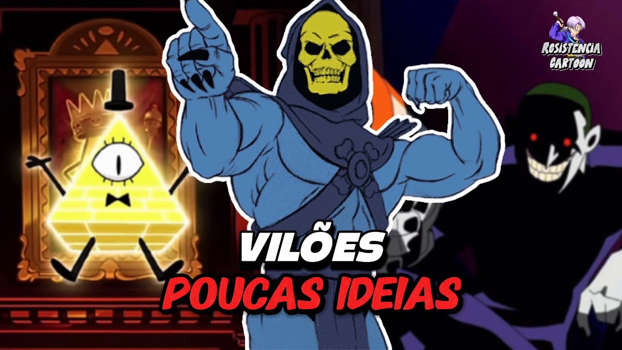 OS 10 MELHORES VILÕES DOS DESENHOS ANIMADOS