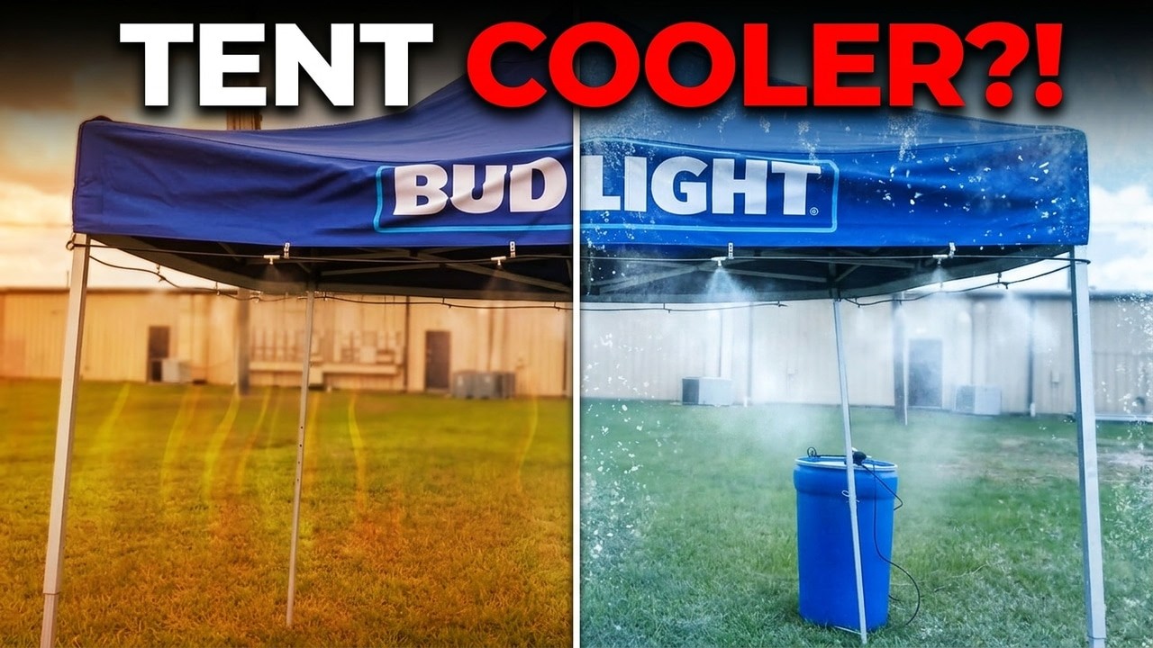 Mistcooling.com Tent Misting System - High-Pressure Portable Outdoor Cooling for Events