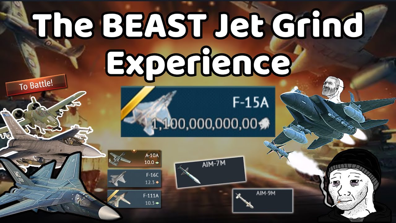 The Strongest Plane 𝗚𝗿𝗶𝗻𝗱 𝗘𝘅𝗽𝗲𝗿𝗶𝗲𝗻𝗰𝗲 (F-15A🔥) | Will it ruin the game?💀| INSANE Moments HERE!💥