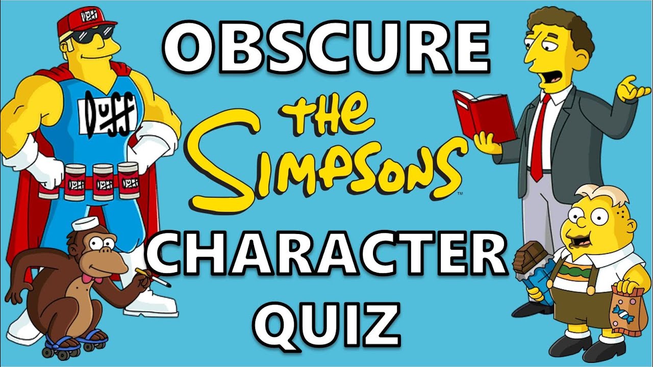 GUESS THE OBSCURE 'THE SIMPSONS' CHARACTER QUIZ