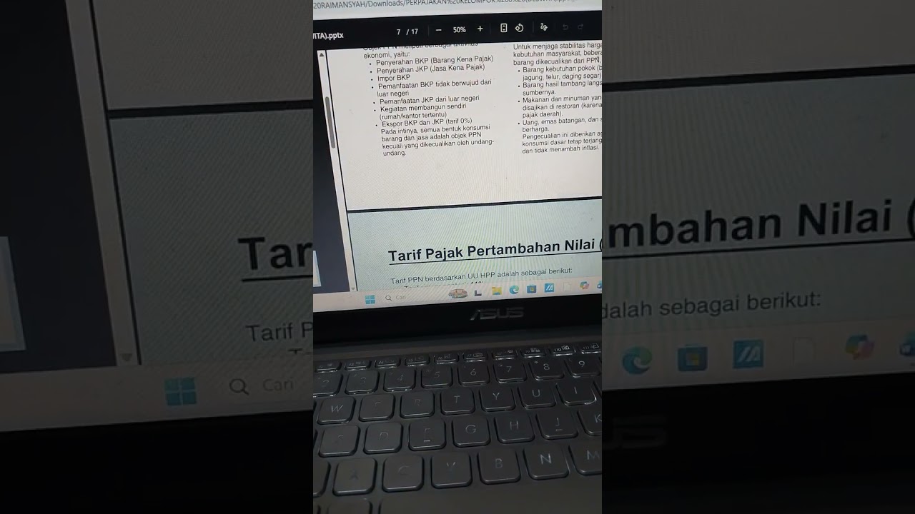 Presentasi UAS PERPAJAKAN