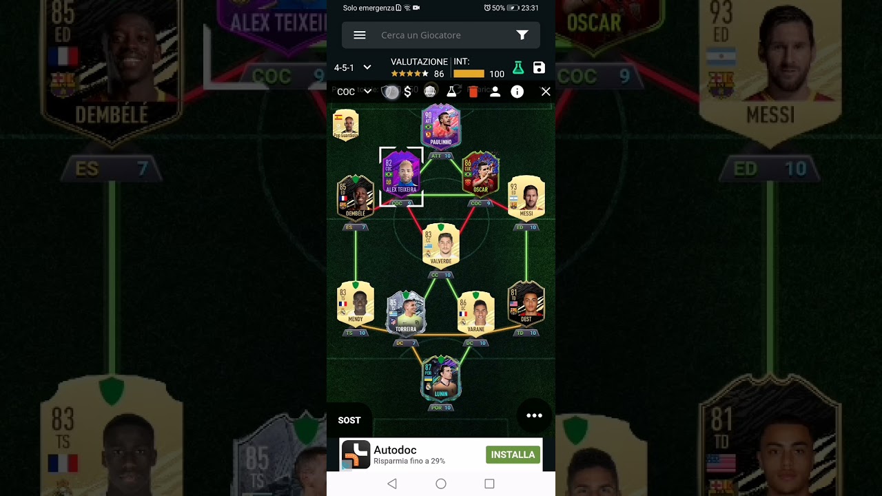 SQUAD BUILDER - FIFA 21 - 800K