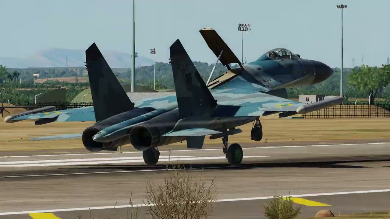 DCS Virtual Incirlik RIAT Ukrainian SU-27 Arrival