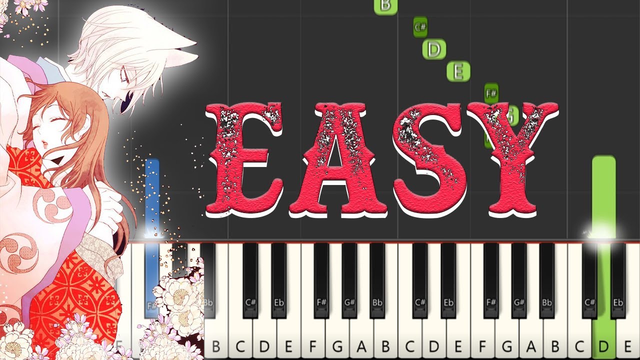 Kamisama Hajimemashita OP 1 - EASY Piano tutorial + Sheets