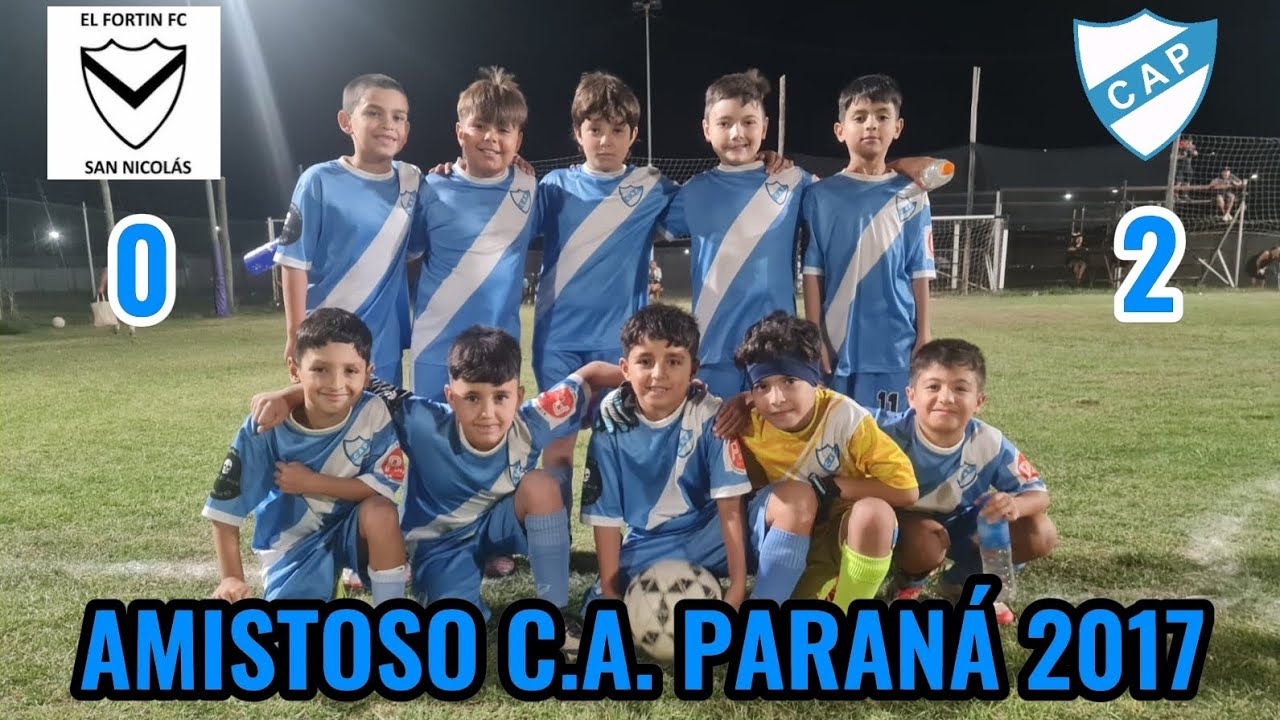 AMISTOSO EL FORTIN 0 VS C.A. PARANÁ 2