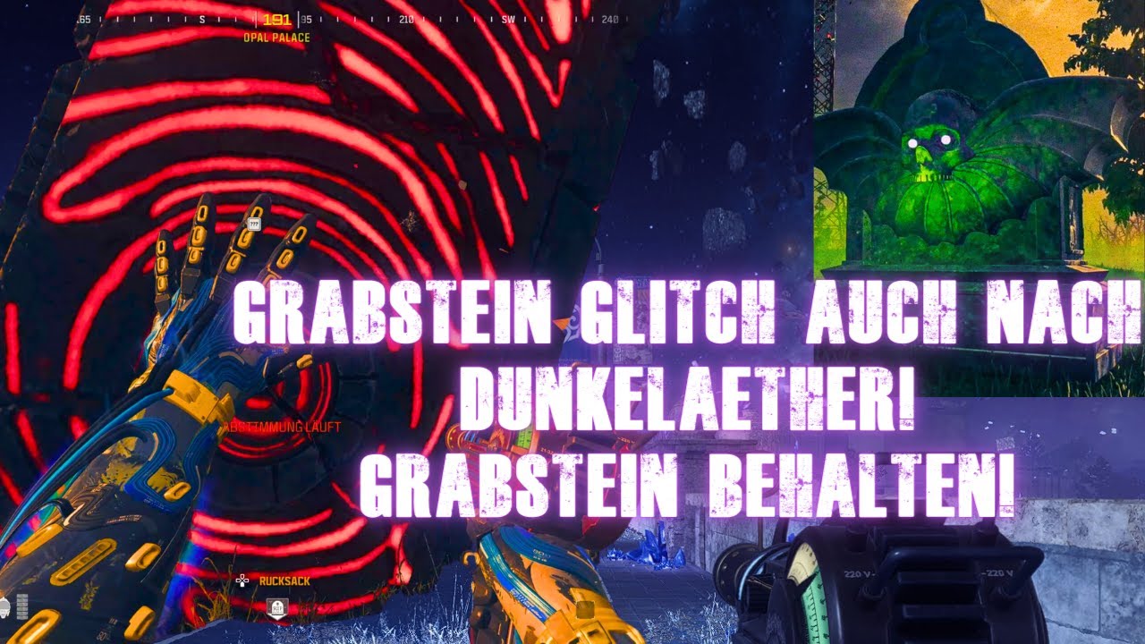 Grabstein auch nach Dunkeläther! PaP4, Baupläne lernen, Essenz Sichern und Grabstein behalten!!