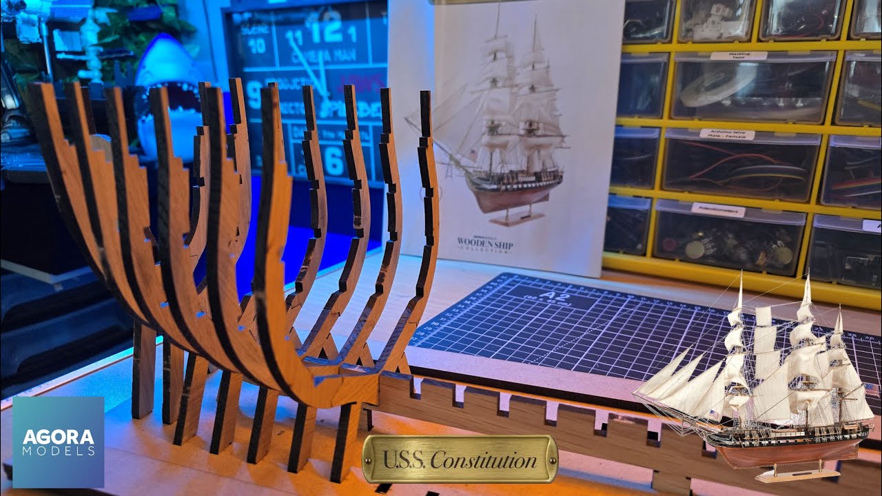 Build the U.S.S. Constitution - Pack 1 (Part 1) - Stages 1-3