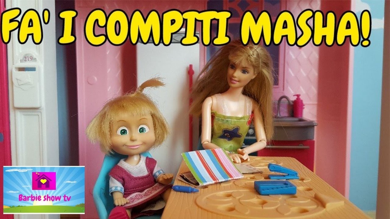 le avventure di Masha: (EP.24)FA' I COMPITI MASHA!
