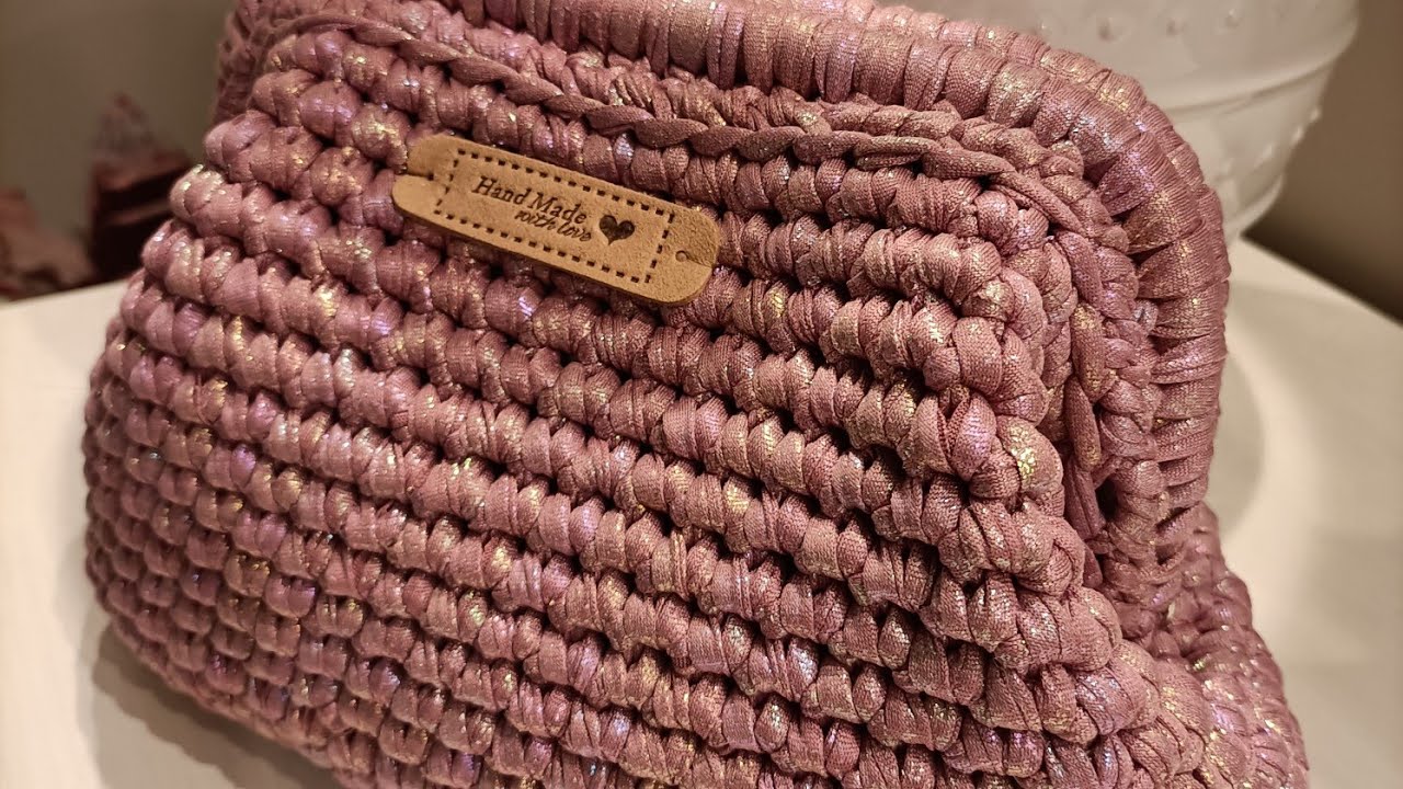 borsa uncinetto  Dani con chiusura a scatto. uncinetto facile.