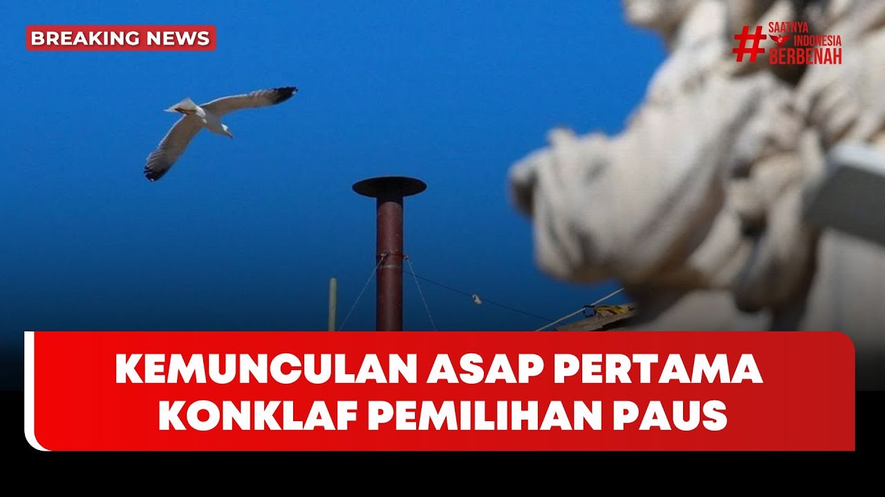 🔴 Breaking News | Kemunculan Asap Pertama Konklaf Pemilihan Paus