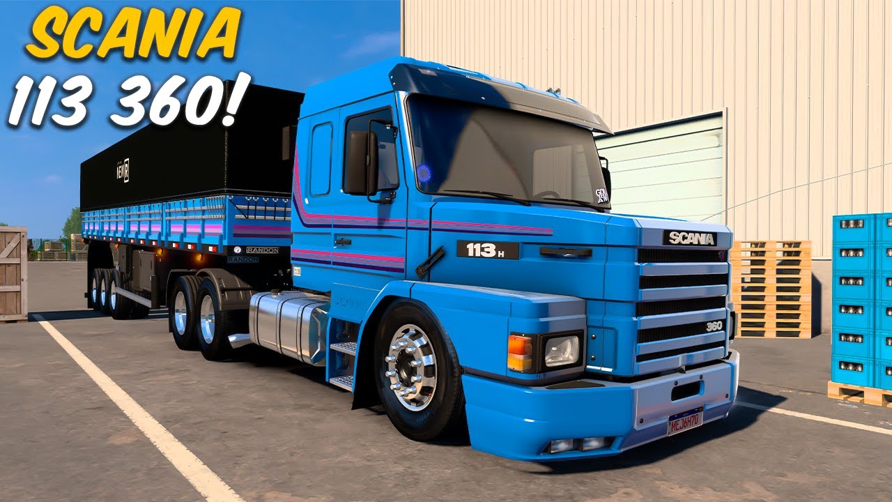 SCANIA 113 - ACELERANDO EM BUSCA DO DESCARREGAMENTO  - MAPA ELDORADO PRO ETS 2 1.50 MODS
