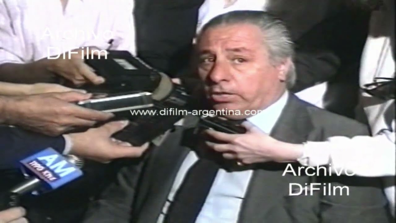 Eduardo de Zavalia - Guillermo Alchouron - Visita a Carlos Menem 1990