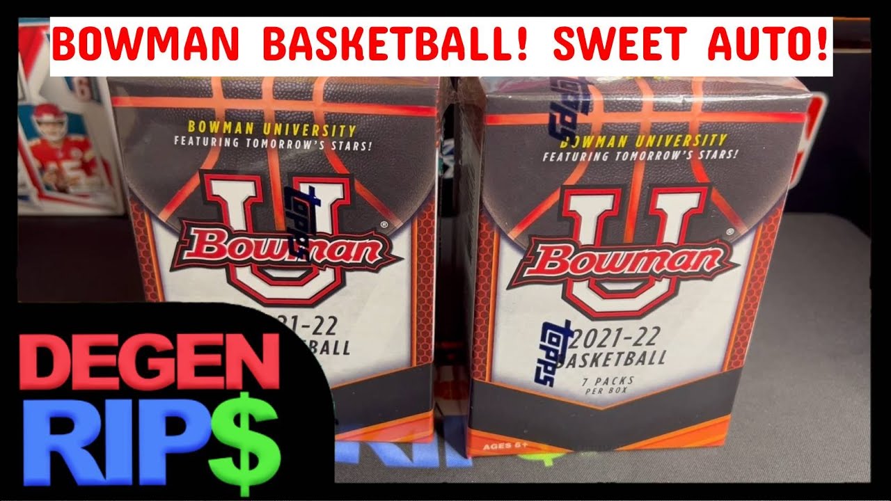 2022 Bowman Basketball Blasters! Sick Auto + Tons of #/d Cards!