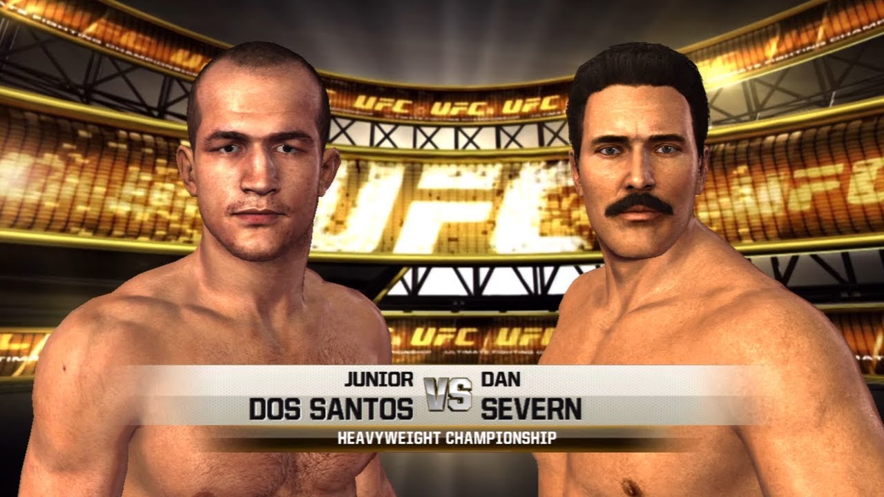 UFC Undisputed 2010 Gameplay Junior Dos Santos vs Dan Severn