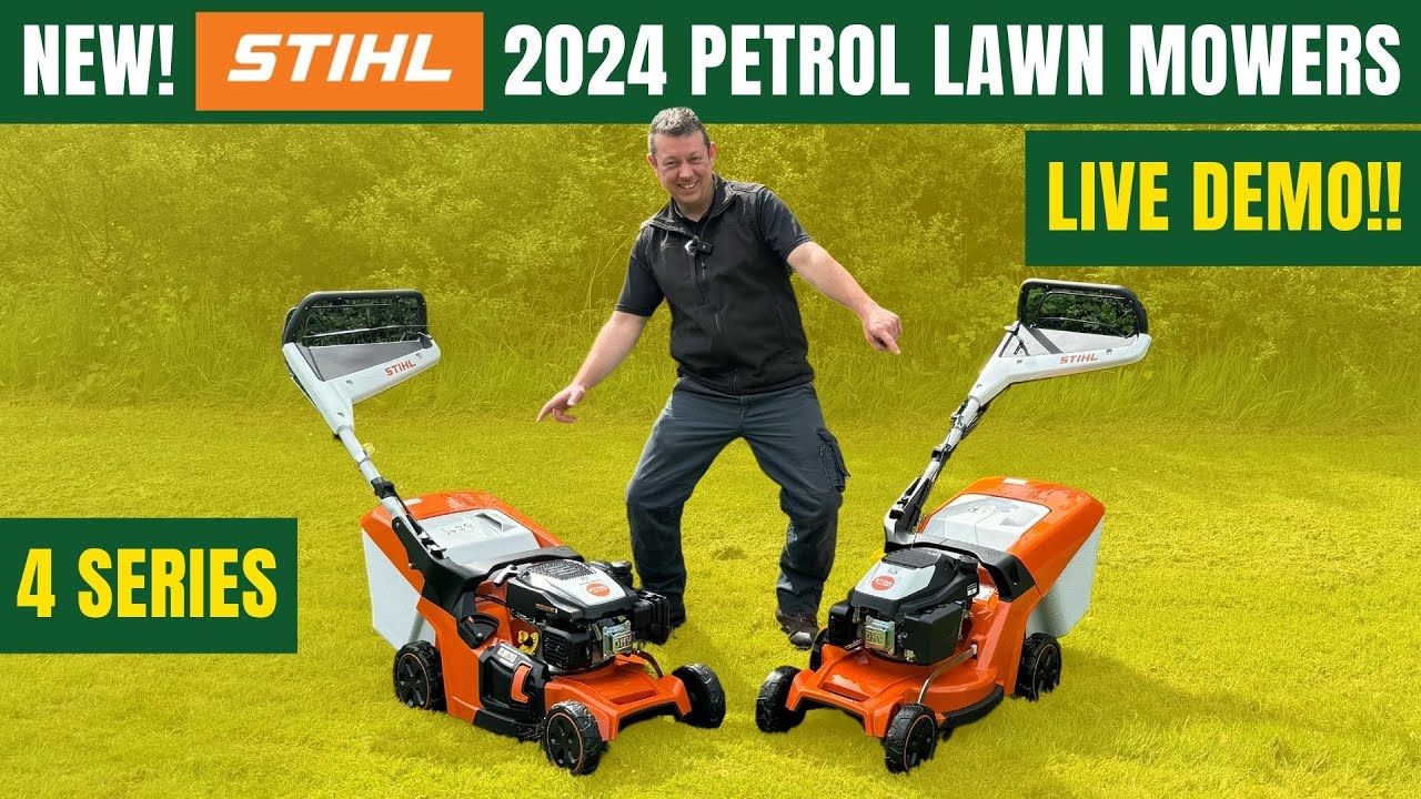 NEW Stihl models in 2024!! These 4 series petrol lawnmowers just got better since their redesign 🤩