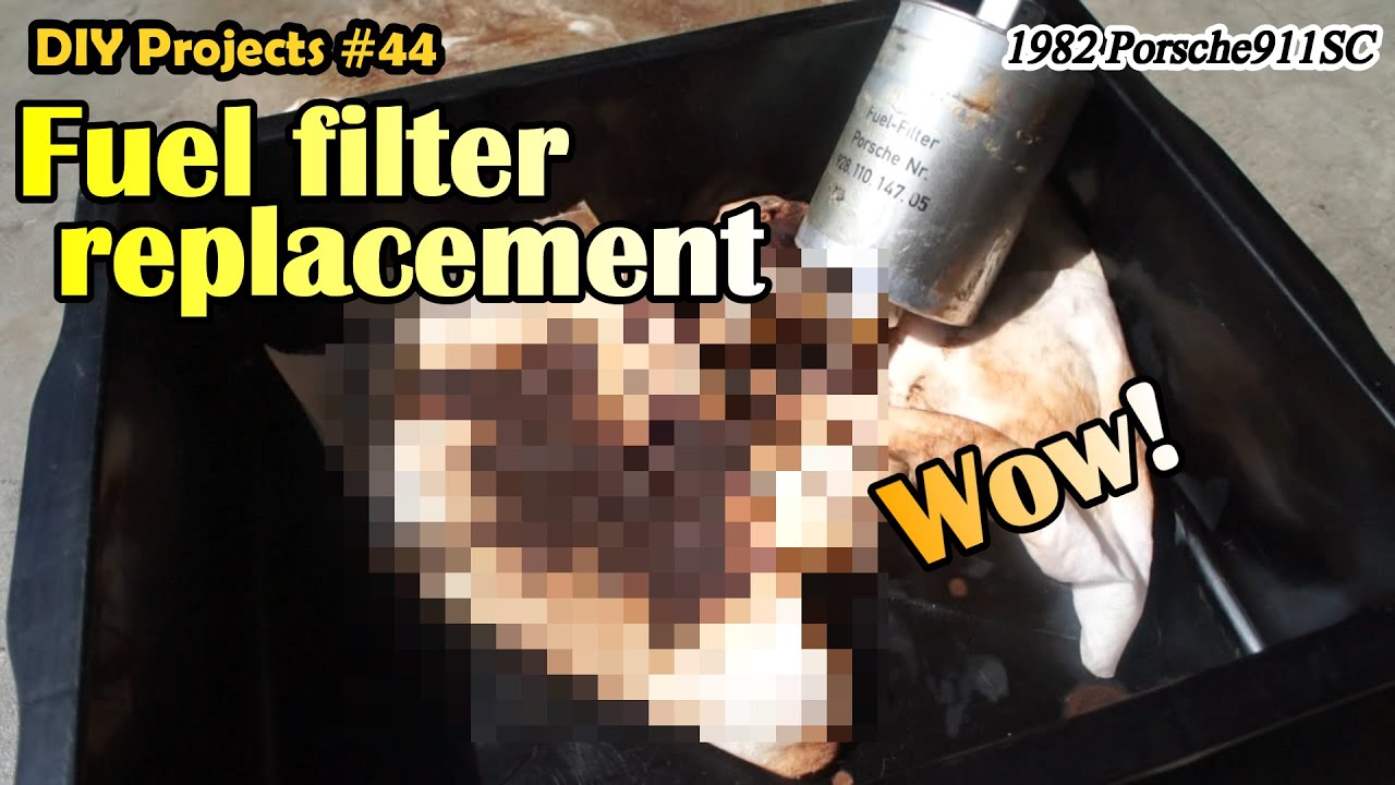 燃料フィルター交換(フューエルフィルター)【ポルシェ911SC整備#44】 How to replace a fuel filter Porsche911SC