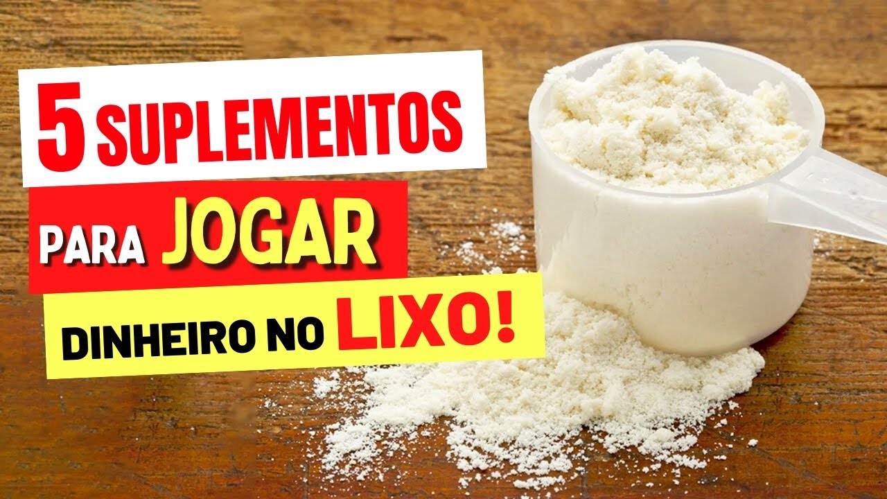 5 SUPLEMENTOS que S&Atilde;O PERDA DE DINHEIRO (e melhores alternativas!)