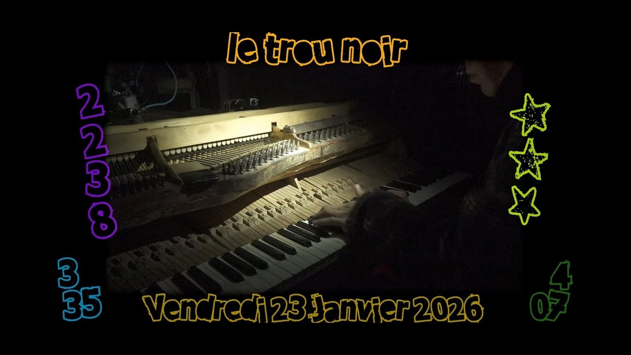 composition pour piano - 2238 le trou noir