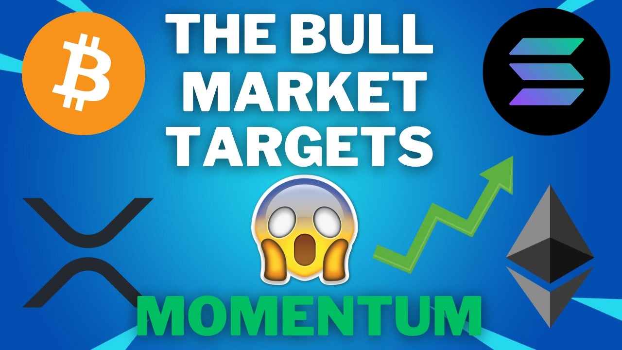 MY BITCOIN ETEHREUM SOLANA & XRP BULL MARKET TARGETS AND INVALIDATION POINTS - HOLDING MOMENTUM